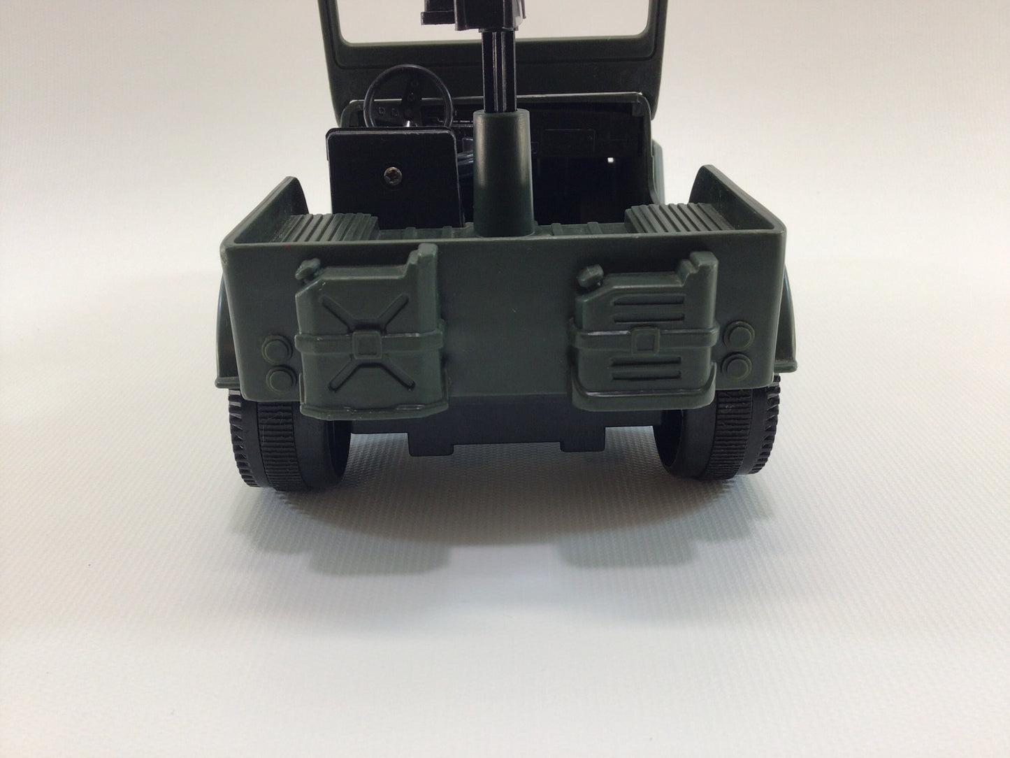 Zima US Army Jeep Vintage Hard Plastic Friction Toy No 897 Made in Hong Kong