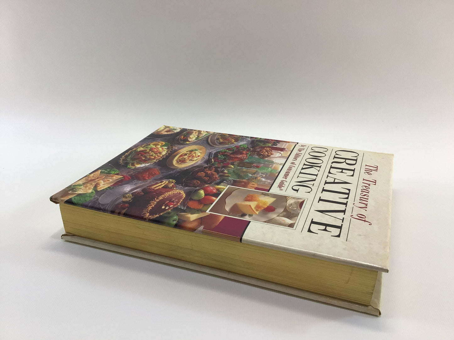 Cookbook The Treasury of Creative Cooking Copyright 1992 Hardcover Vintage Recipes