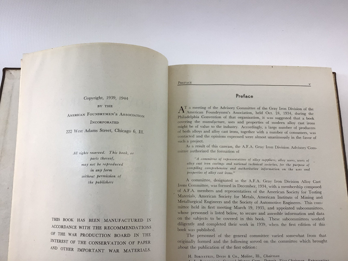 Vintage Scientific Reference Books Alloy Cast Irons Handbook and Sampling and Analysis of Carbon and Alloy Steels Copyrights 1944 and 1938