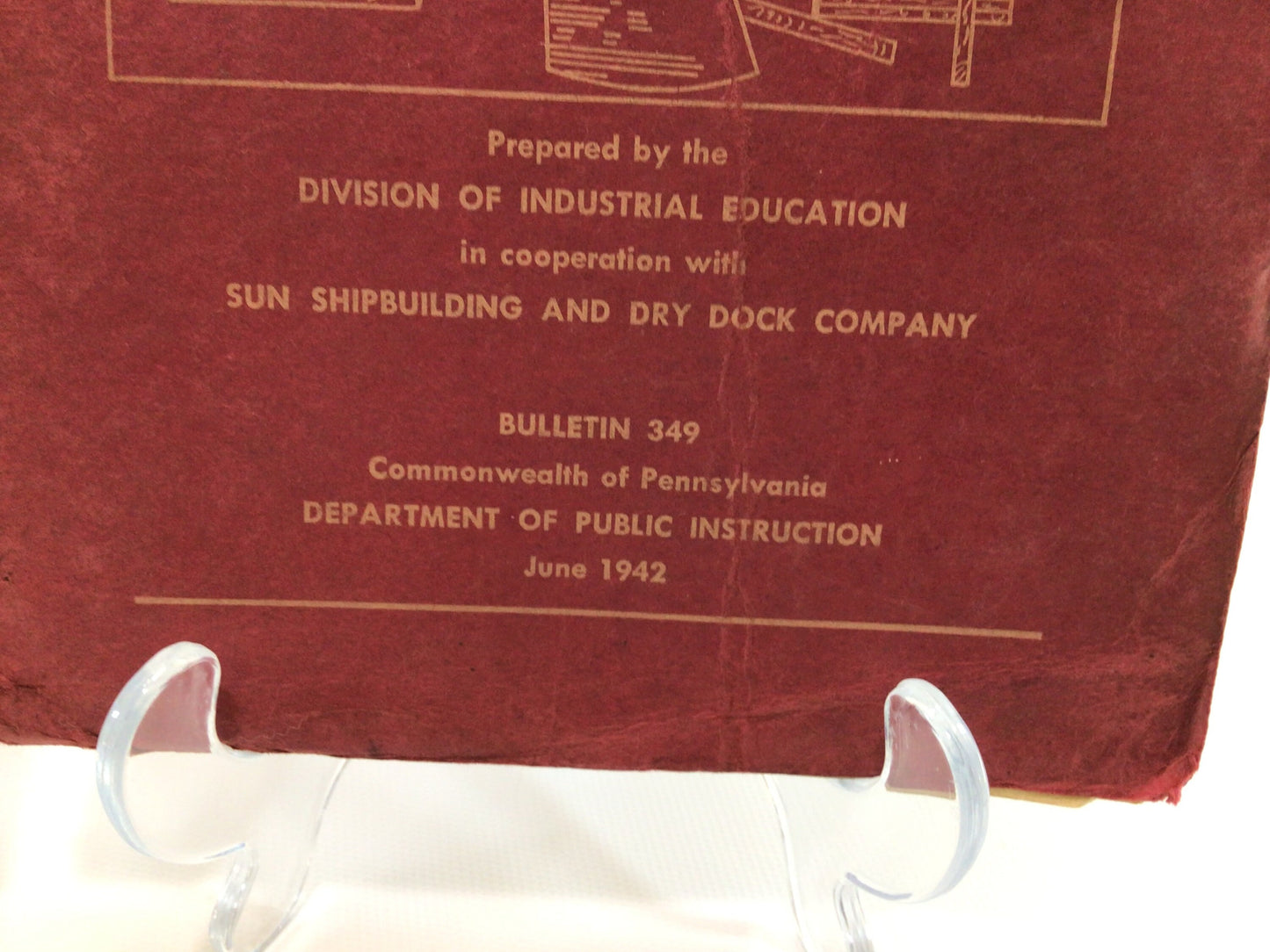 Vintage Construction Reference Books Shipfitter's Manual and Ship Erection both Copyright 1942 WW II Era Warship Builder's Instructions