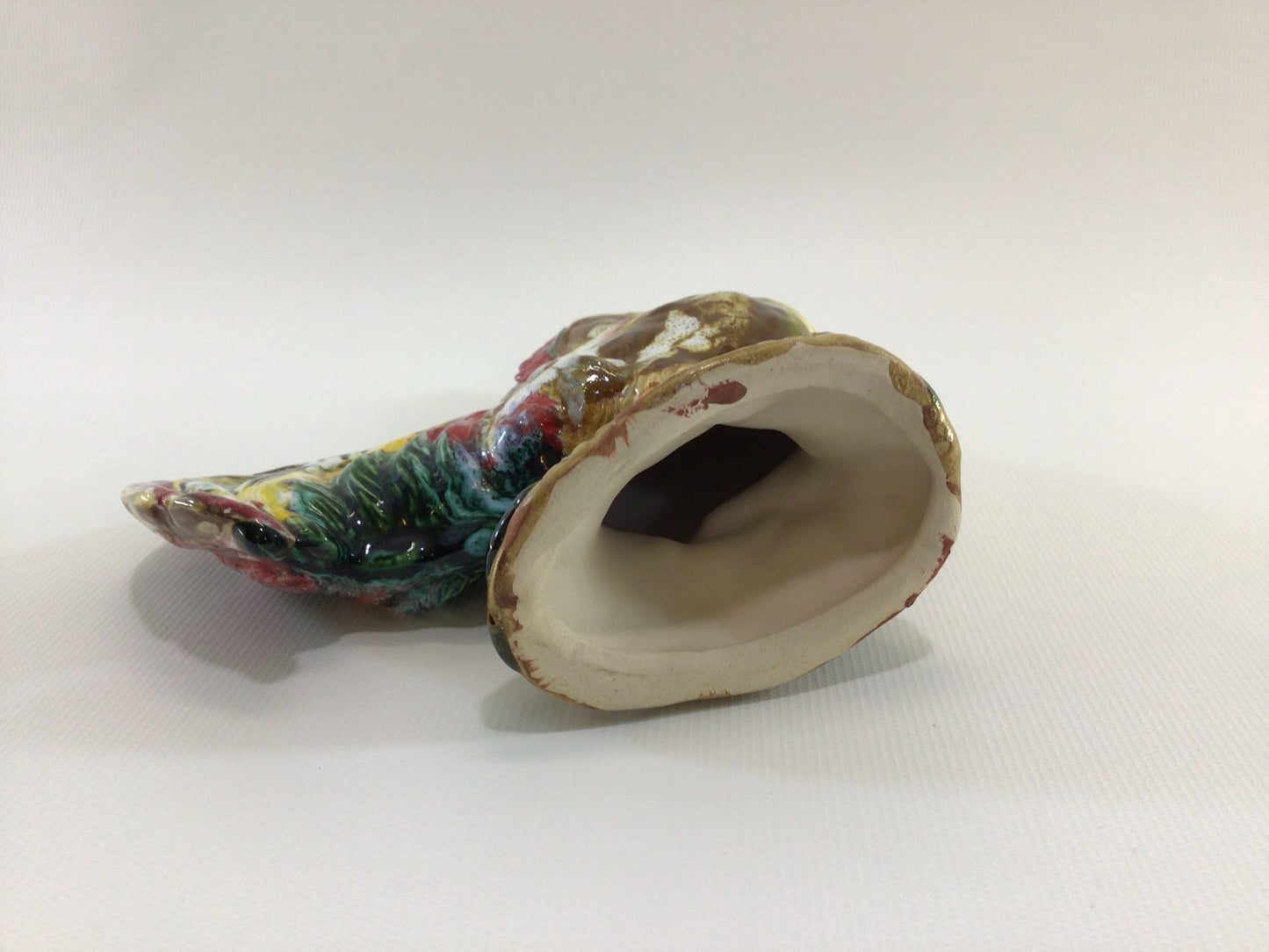 Rooster Figurine 6" Mid Century Ceramic Hobbyist Piece 70s Retro Multi Color Farmhouse Country Cottage Kitchen Home Decor