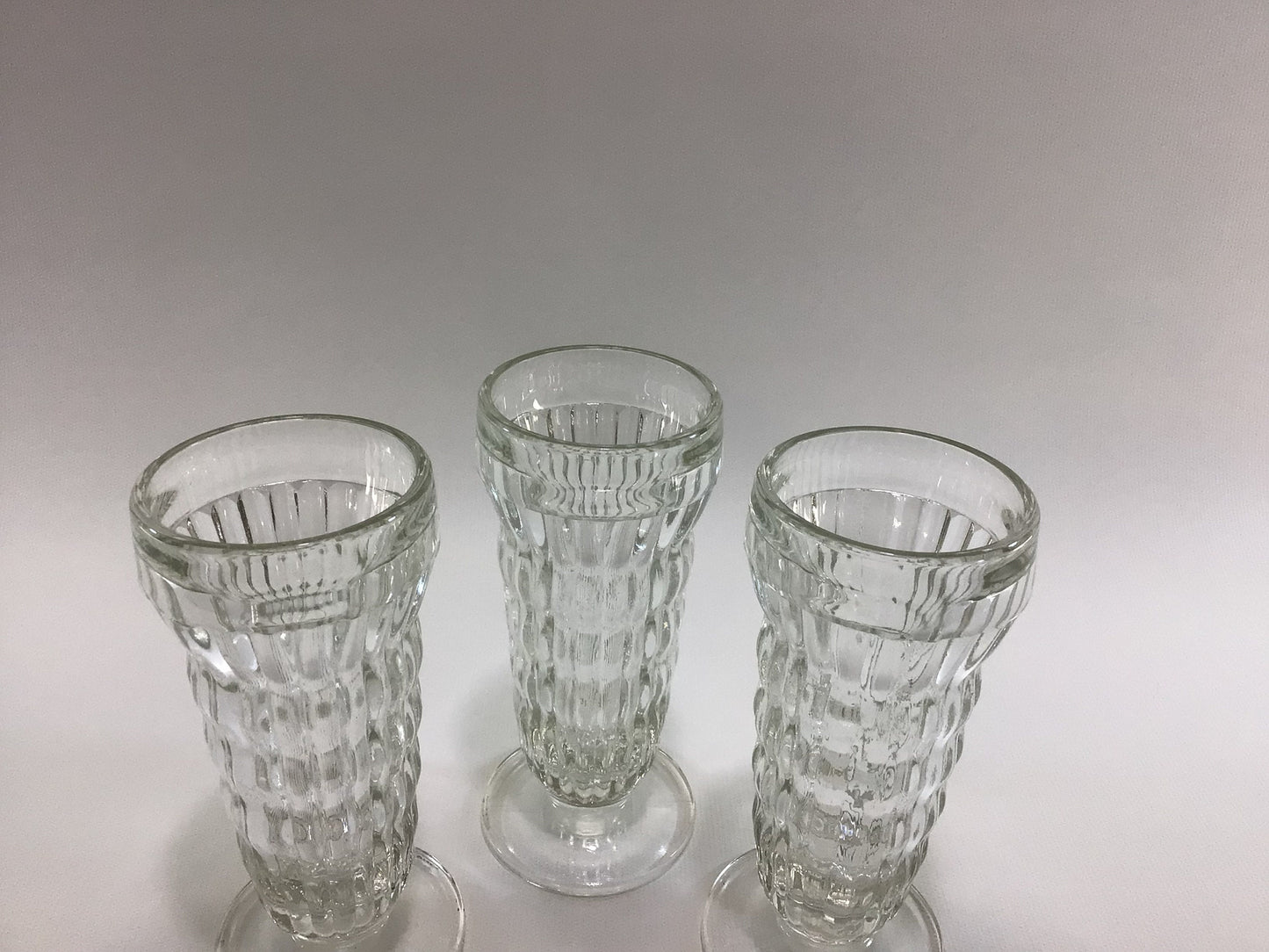 Antique Soda Fountain Ice Cream Parfait Sundae 6 fl oz Glasses Country Kitchen Farmhouse Decor