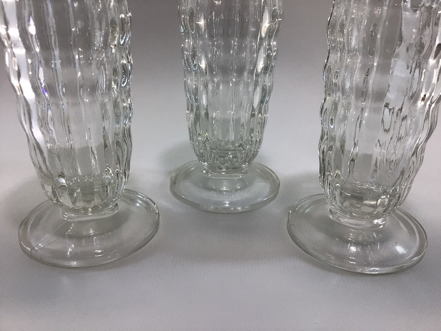 Antique Soda Fountain Ice Cream Parfait Sundae 6 fl oz Glasses Country Kitchen Farmhouse Decor