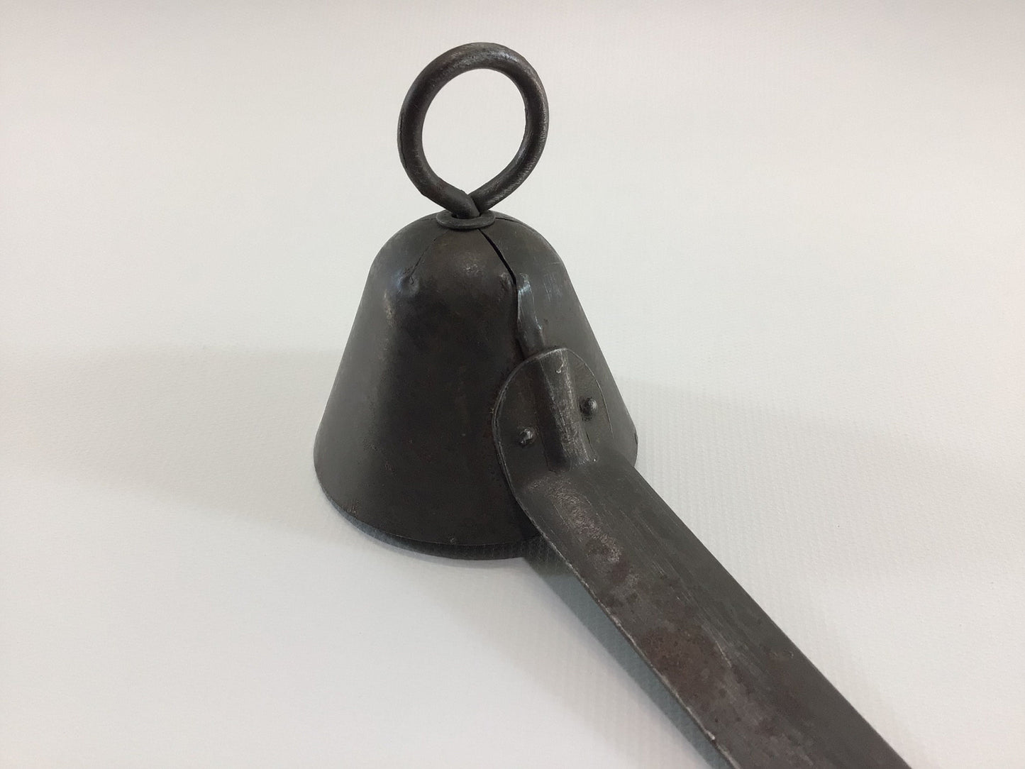 No 16 Galvanized Tin Ice Cream Scoop Conical Turn Key Model Antique Country Kitchen Farmhouse Decor