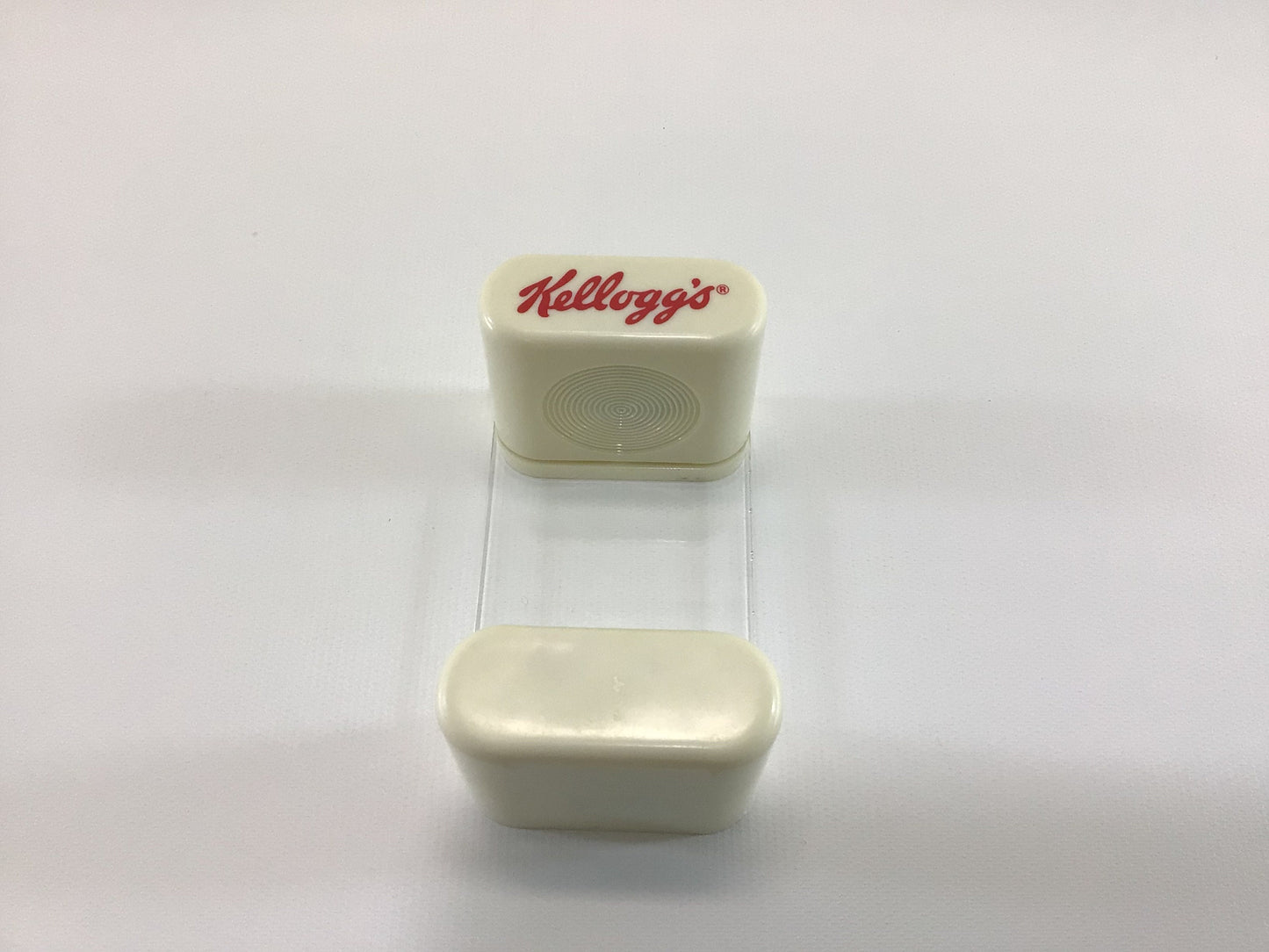 Magnetic Paperclip Holder Vintage Kellogg's Advertising Office Desk Accessory Made in Taiwan