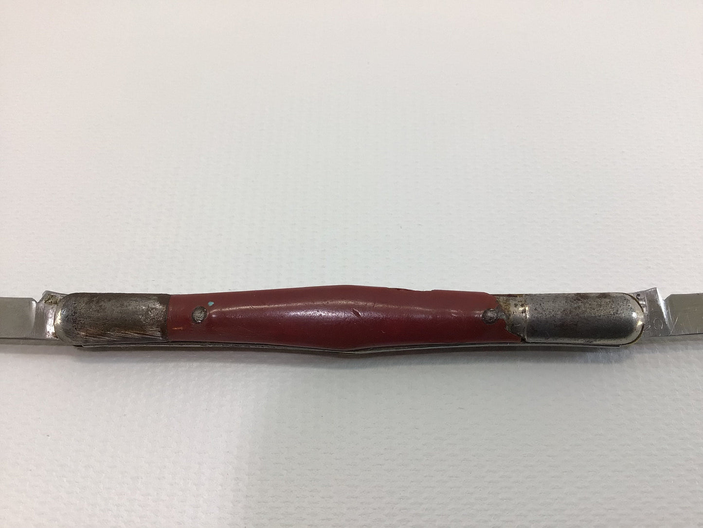 Pen Jackknife Red Vintage TIC Japan Stainless Steel Pocket Knife
