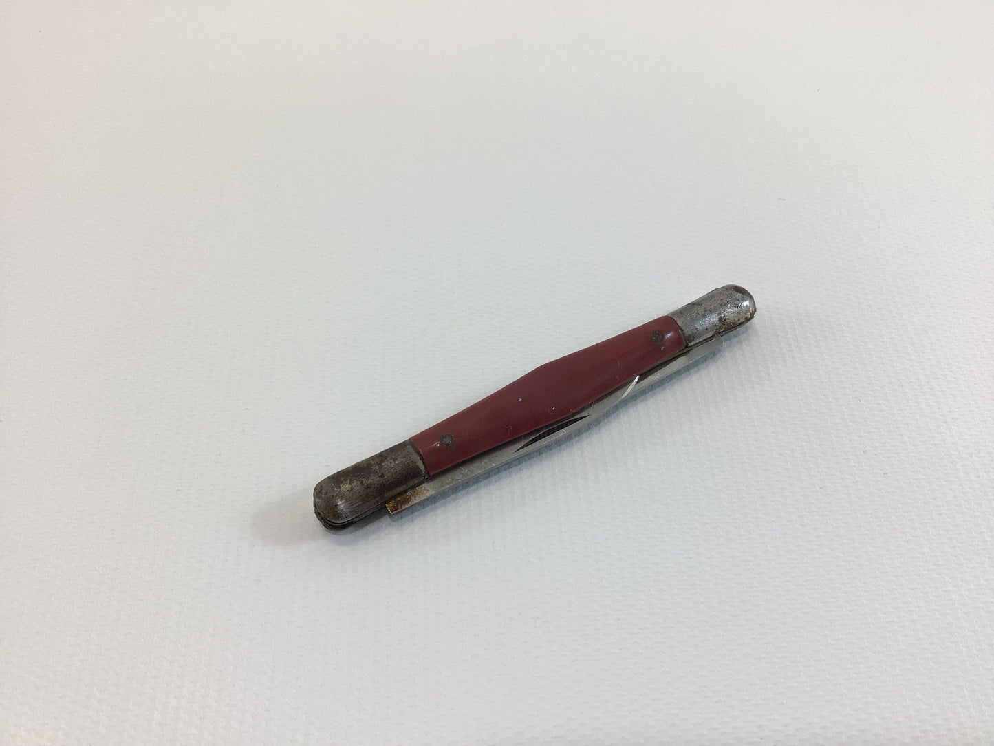 Pen Jackknife Red Vintage TIC Japan Stainless Steel Pocket Knife