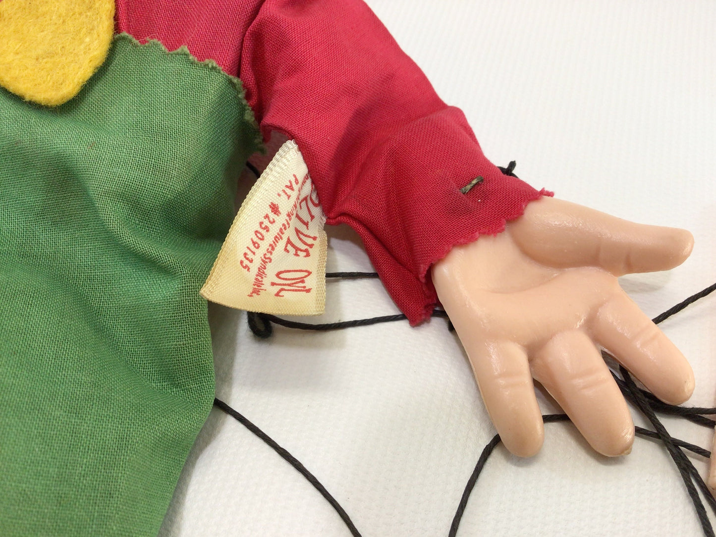 Vintage Marionette Hand Puppet GUND Olive Oyl Collectible Pretend Play Toy Cartoon Character