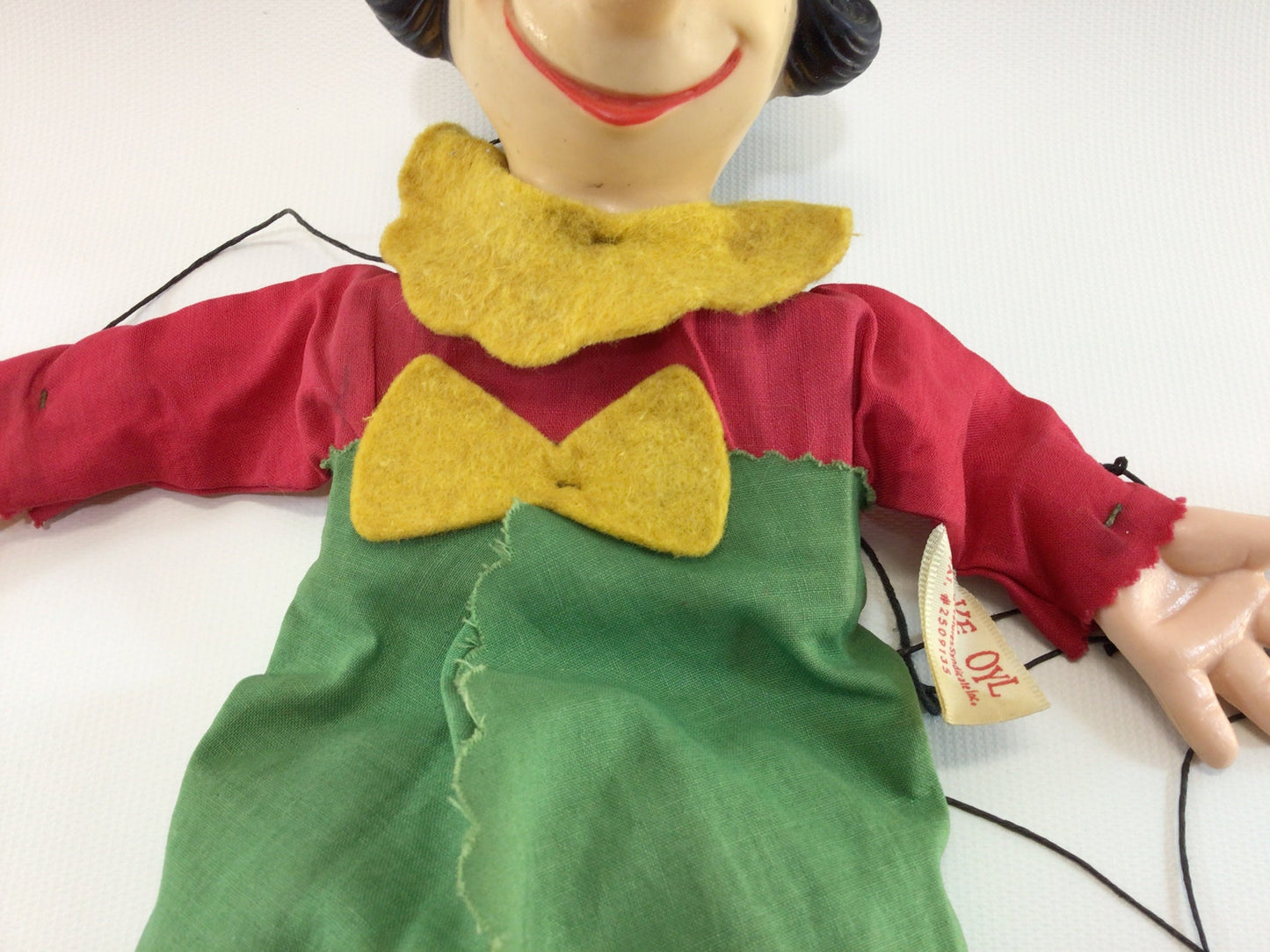 Vintage Marionette Hand Puppet GUND Olive Oyl Collectible Pretend Play Toy Cartoon Character
