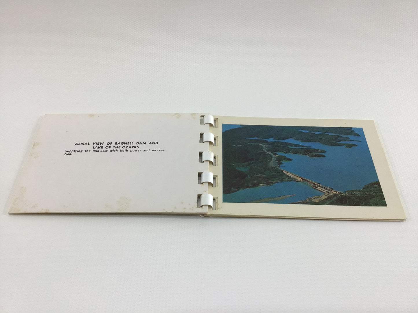 Lake of the Ozarks Country Souvenir Mini Photo Album Mid Century Vacation Ephemera 10 Photos
