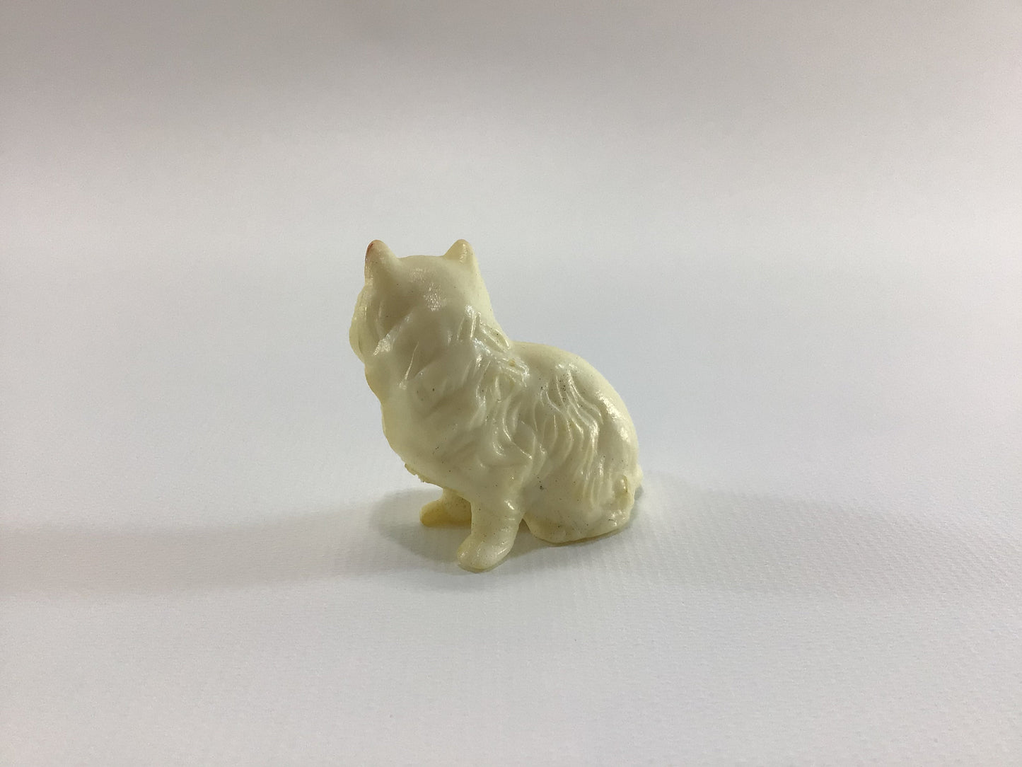 Macali Miniature Persian Cat Vintage Hard Plastic Collectible Toy Figurine