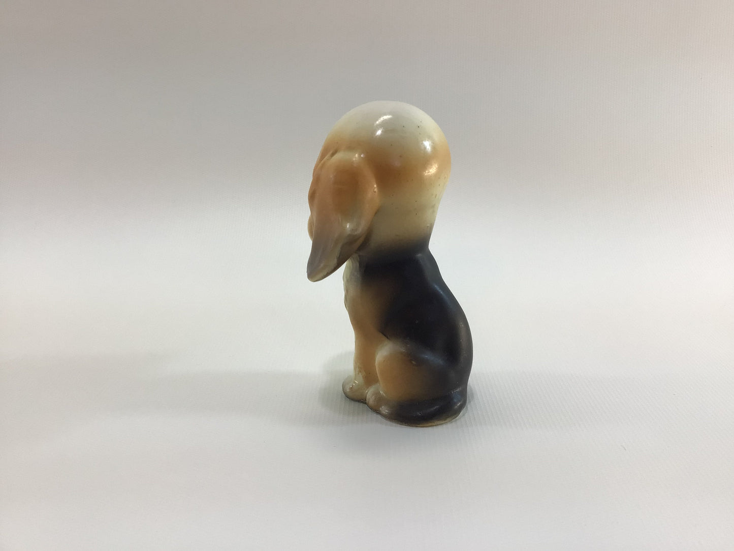 Lefton Big Eye Beagle Puppy Figurine H6862 Hand Painted Bisque Tabletop Home Decor