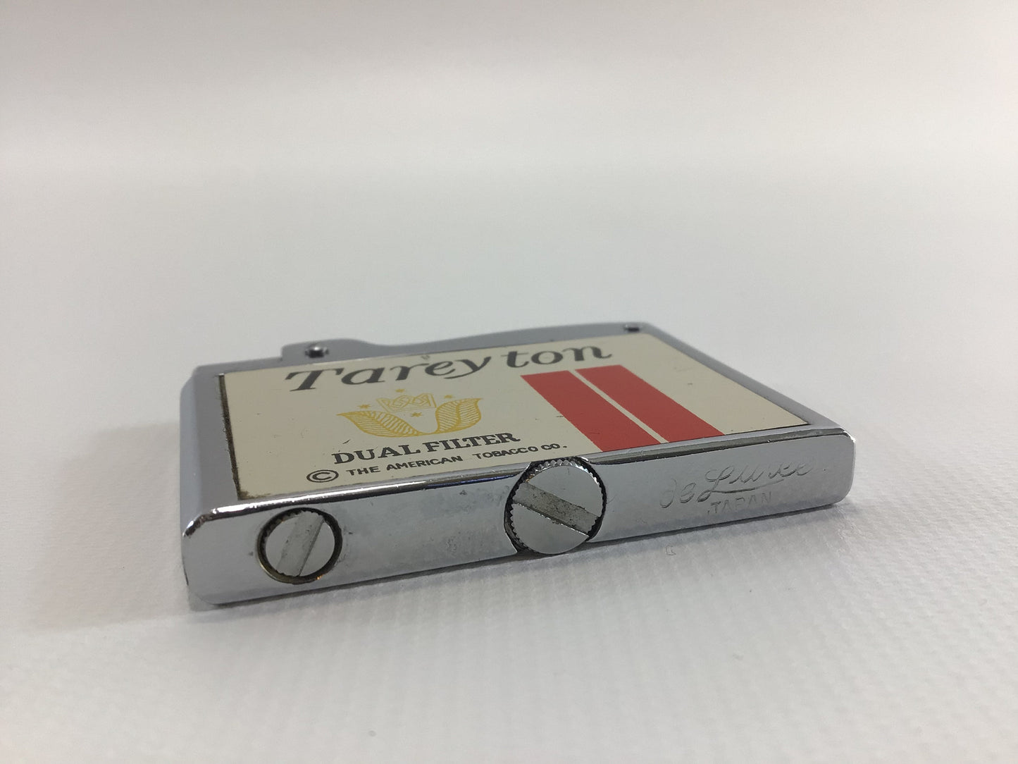 Tareyton Advertising Cigarette Lighter Vintage 1950s DeLuxe Made in Japan Collectible Tobacciana
