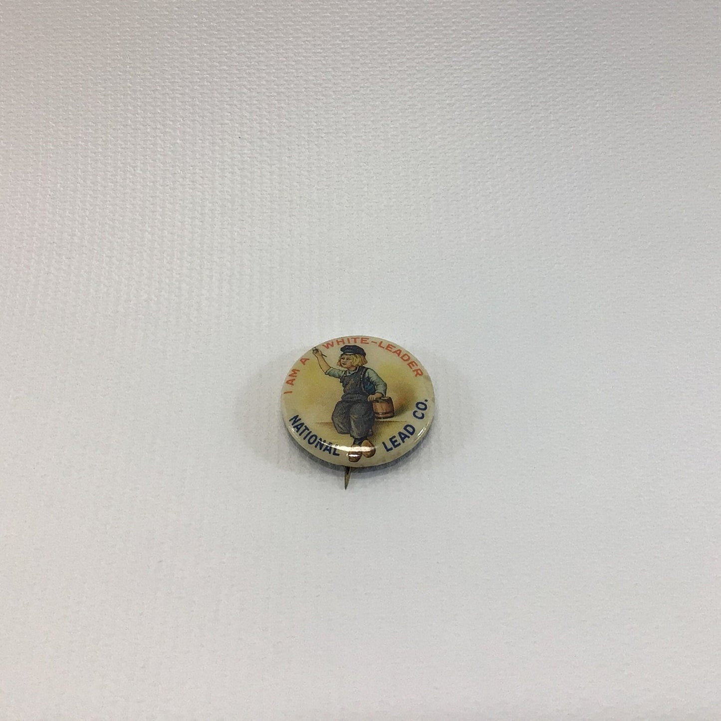 Dutch Boy National Lead Co Vintage Advertising Pinback Button Toy Premium Whitehead & Hoag Co Newark