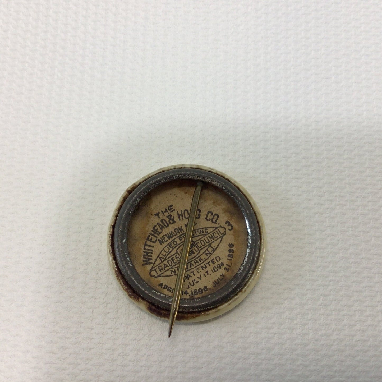 Dutch Boy National Lead Co Vintage Advertising Pinback Button Toy Premium Whitehead & Hoag Co Newark