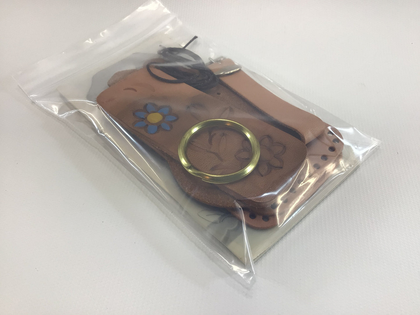 Tandy Leather Company Key Fob and Luggage Tag Vintage Leathercraft Hobby Kits