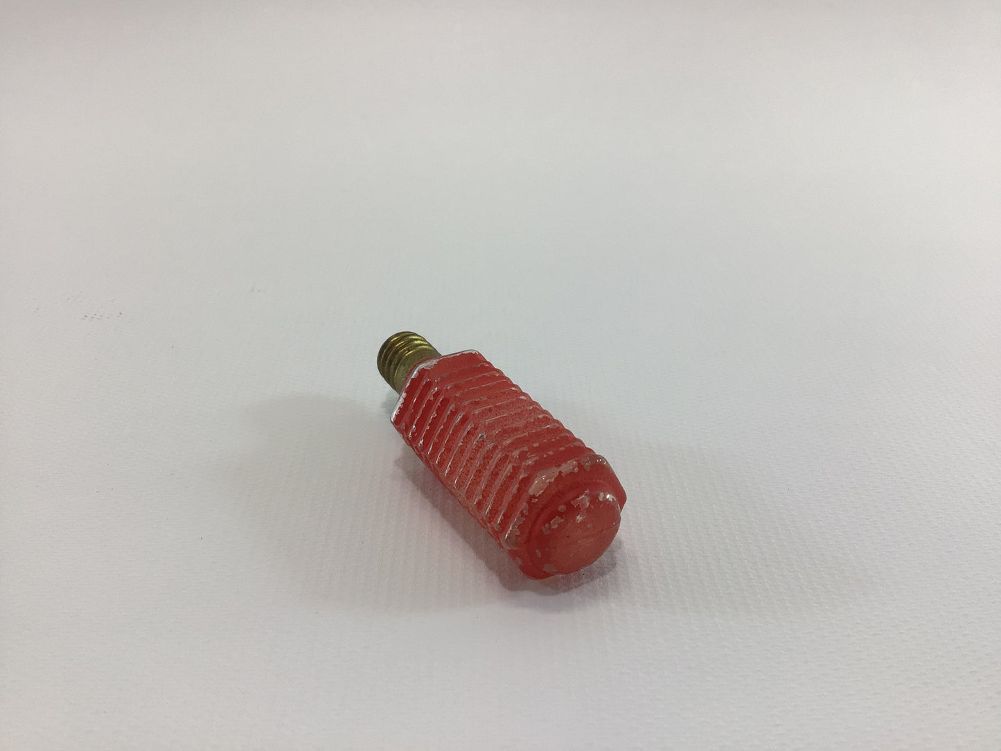 Vintage Red Lantern C6 Lamp Christmas Tree Light Ornament - Tested Working