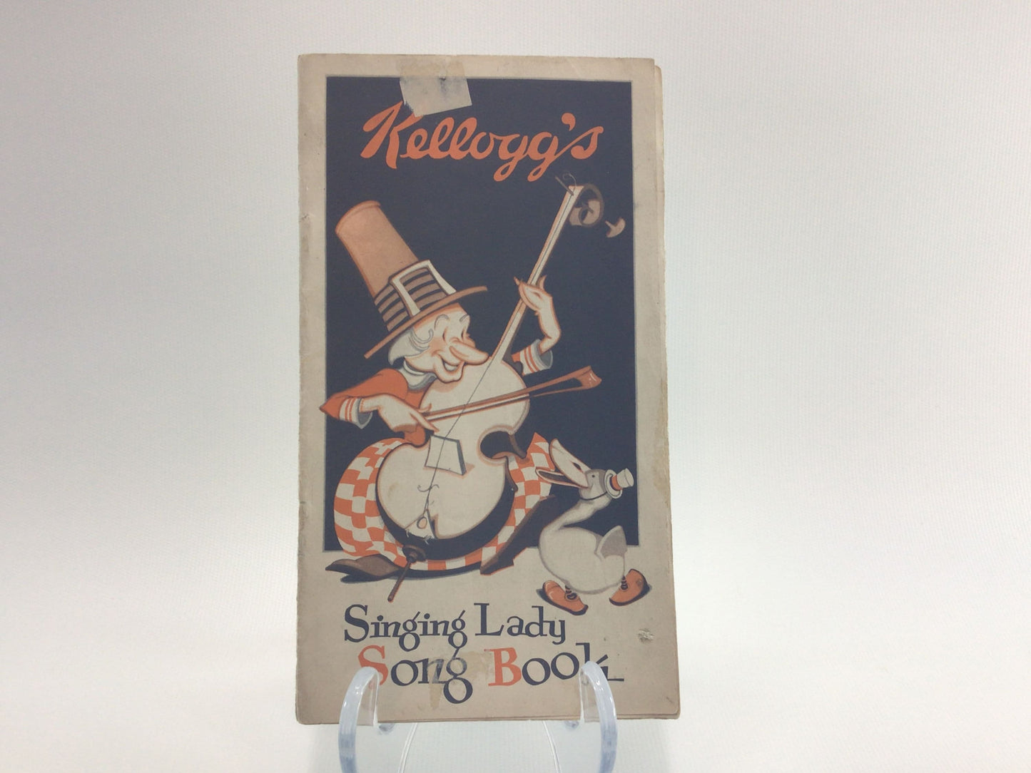 Kellogg's Breakfast Cereal Singing Lady Song Book Vintage Advertising Booklet Ephemera