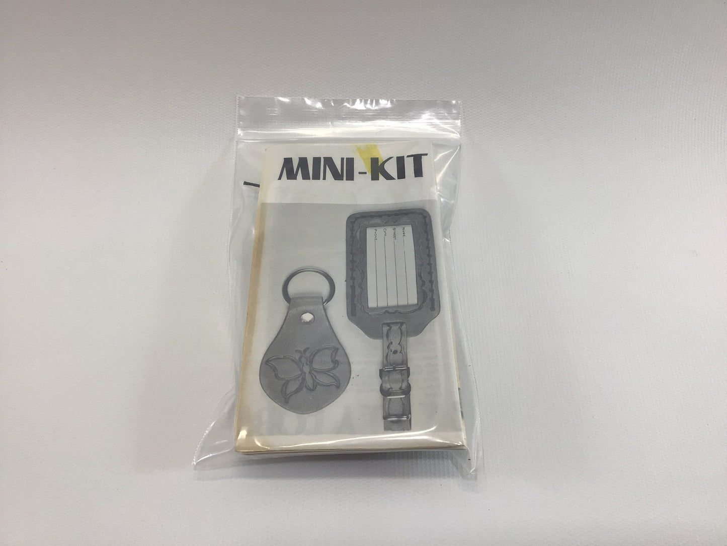 Tandy Leather Company Key Fob and Luggage Tag Vintage Leathercraft Hobby Kits