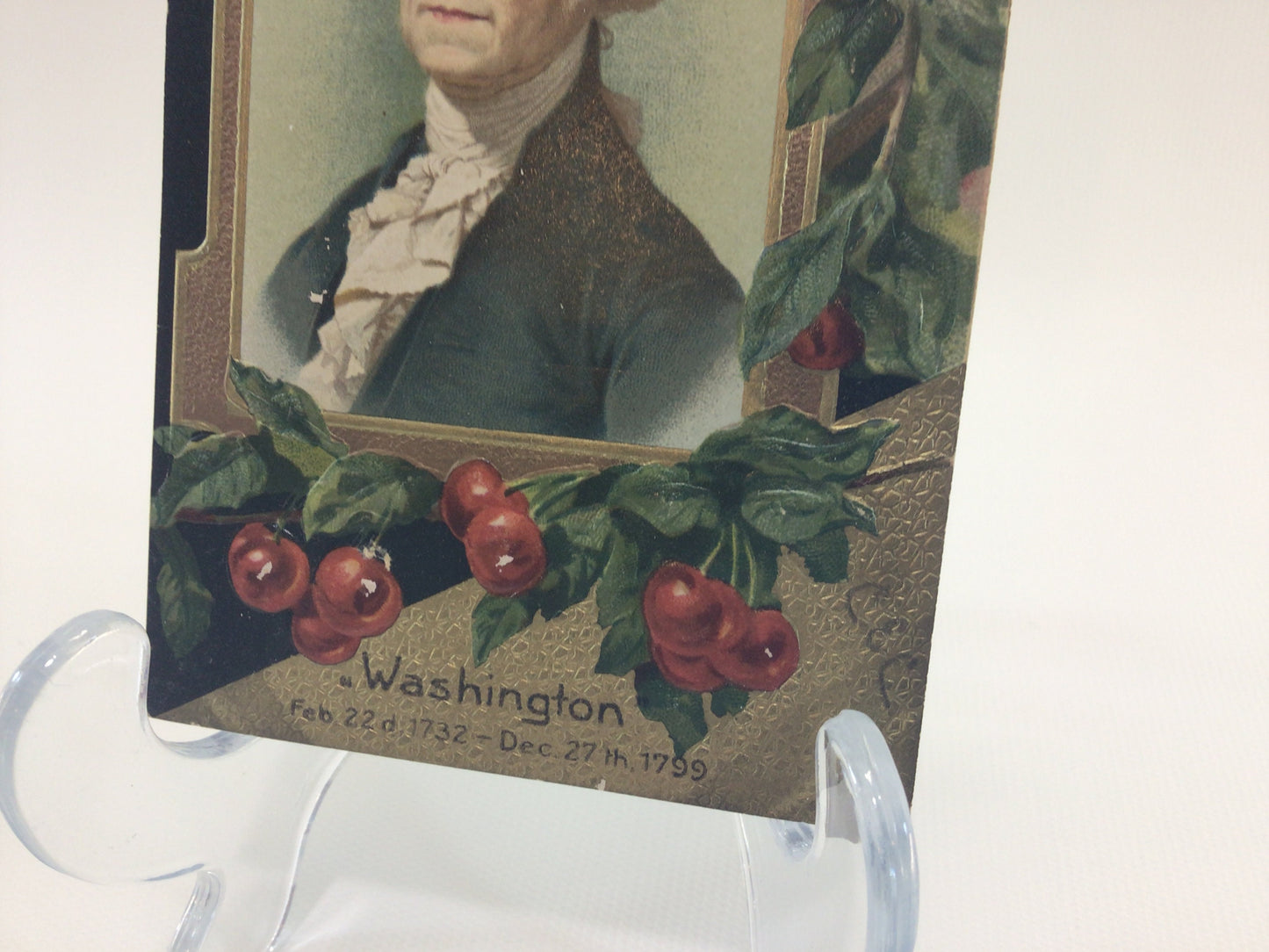 Antique Postcard Embossed George Washington Commemorative Series Made in Germany