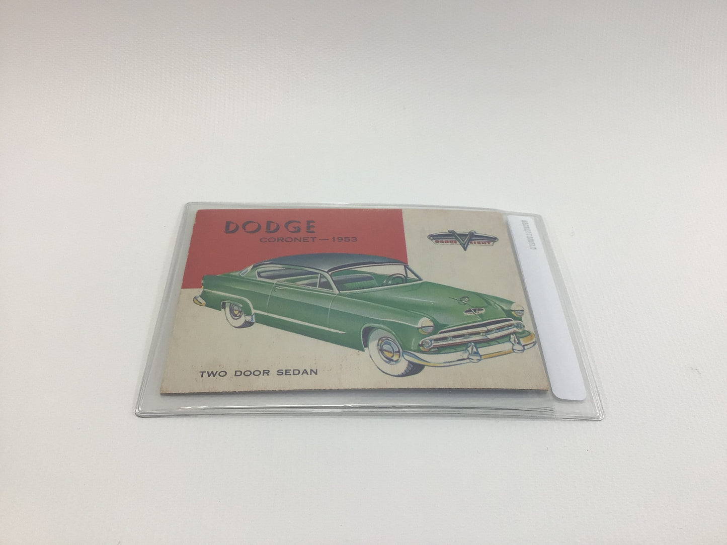 1960s Topps TCG Inc 1953 Dodge Coronet Trading Card