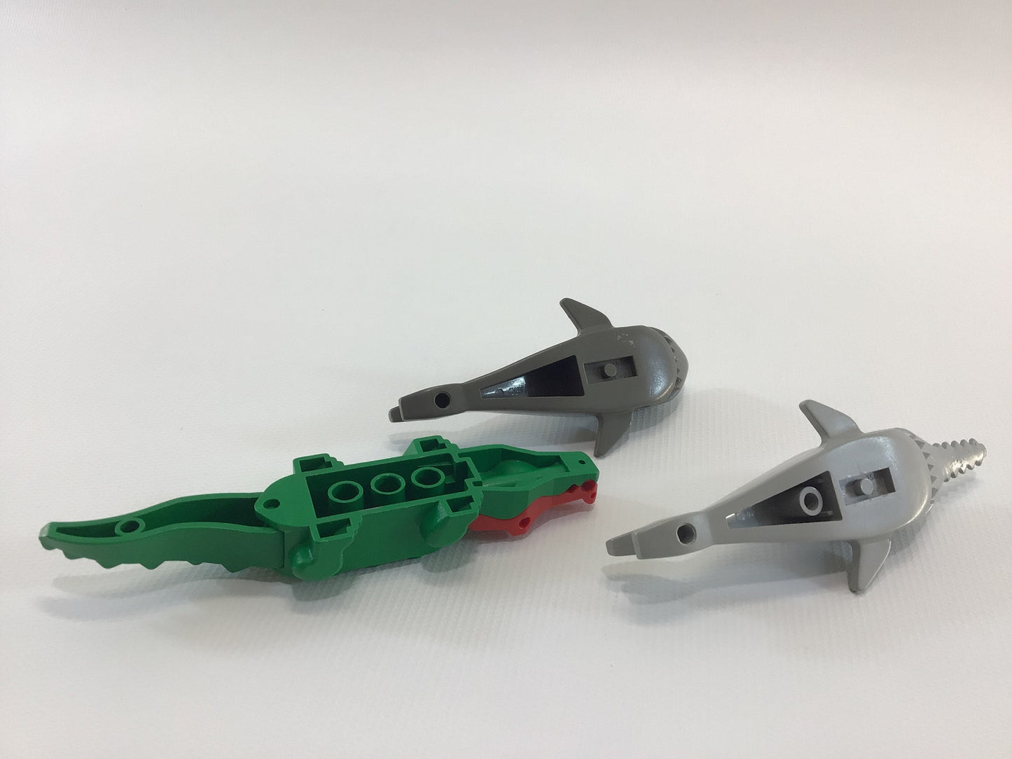 Lego Water Creatures Vintage Toy Replacement Parts Crocodile and Sharks