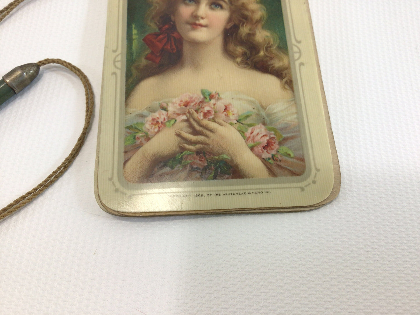 Antique Celluloid Pocket Notepad with Pencil Advertising Ephemera Fleischmann"s Yeast
