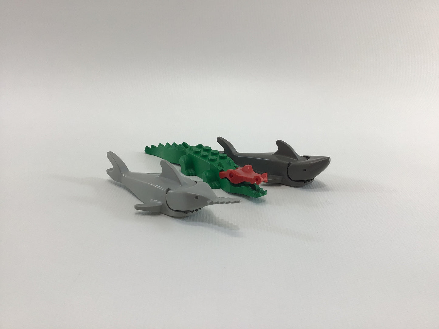 Lego Water Creatures Vintage Toy Replacement Parts Crocodile and Sharks