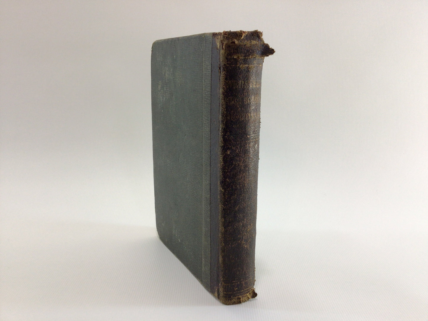 Antique Reference Book Webster's High School Dictionary Copyright 1853 Hardcover