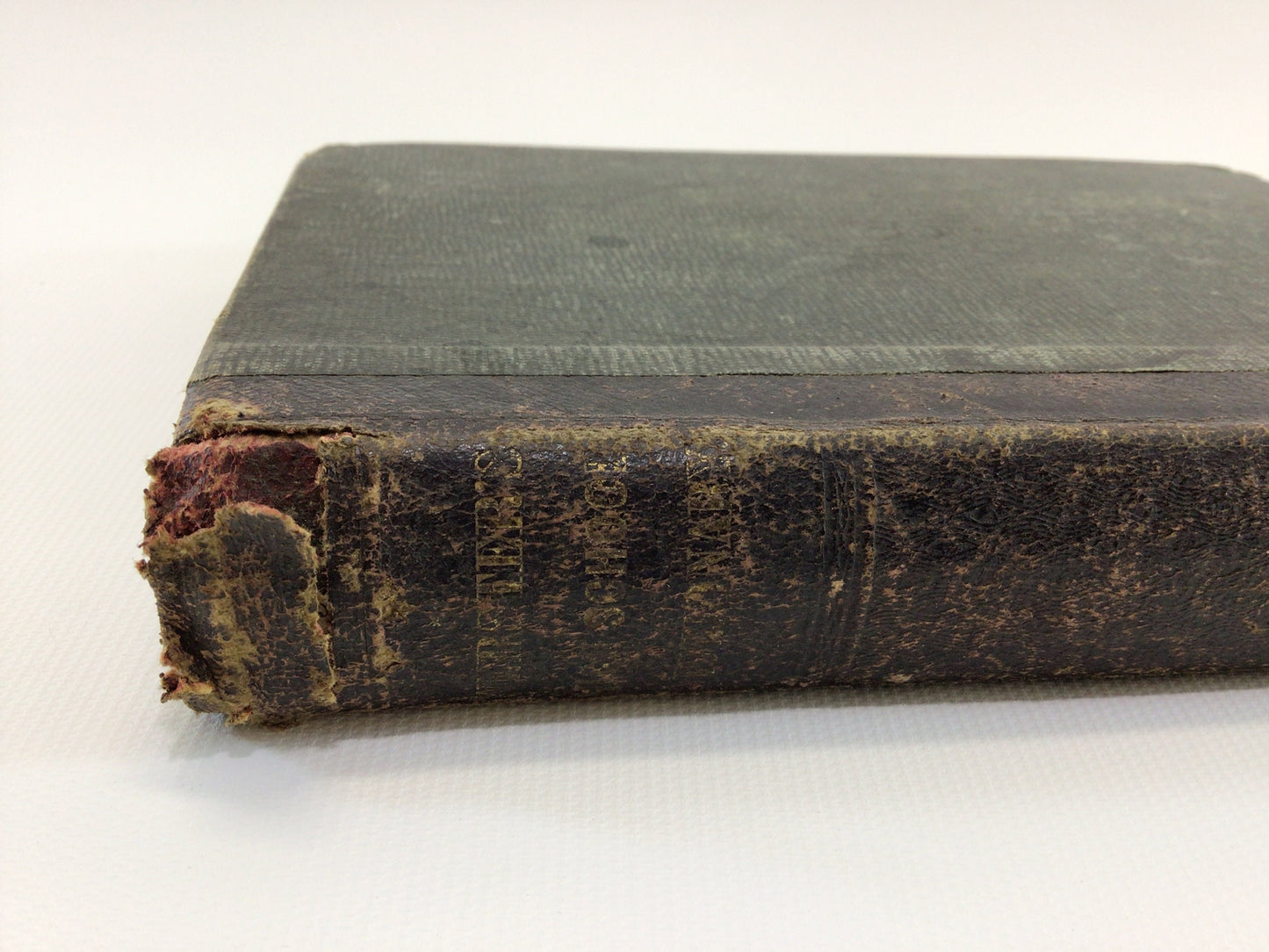 Antique Reference Book Webster's High School Dictionary Copyright 1853 Hardcover