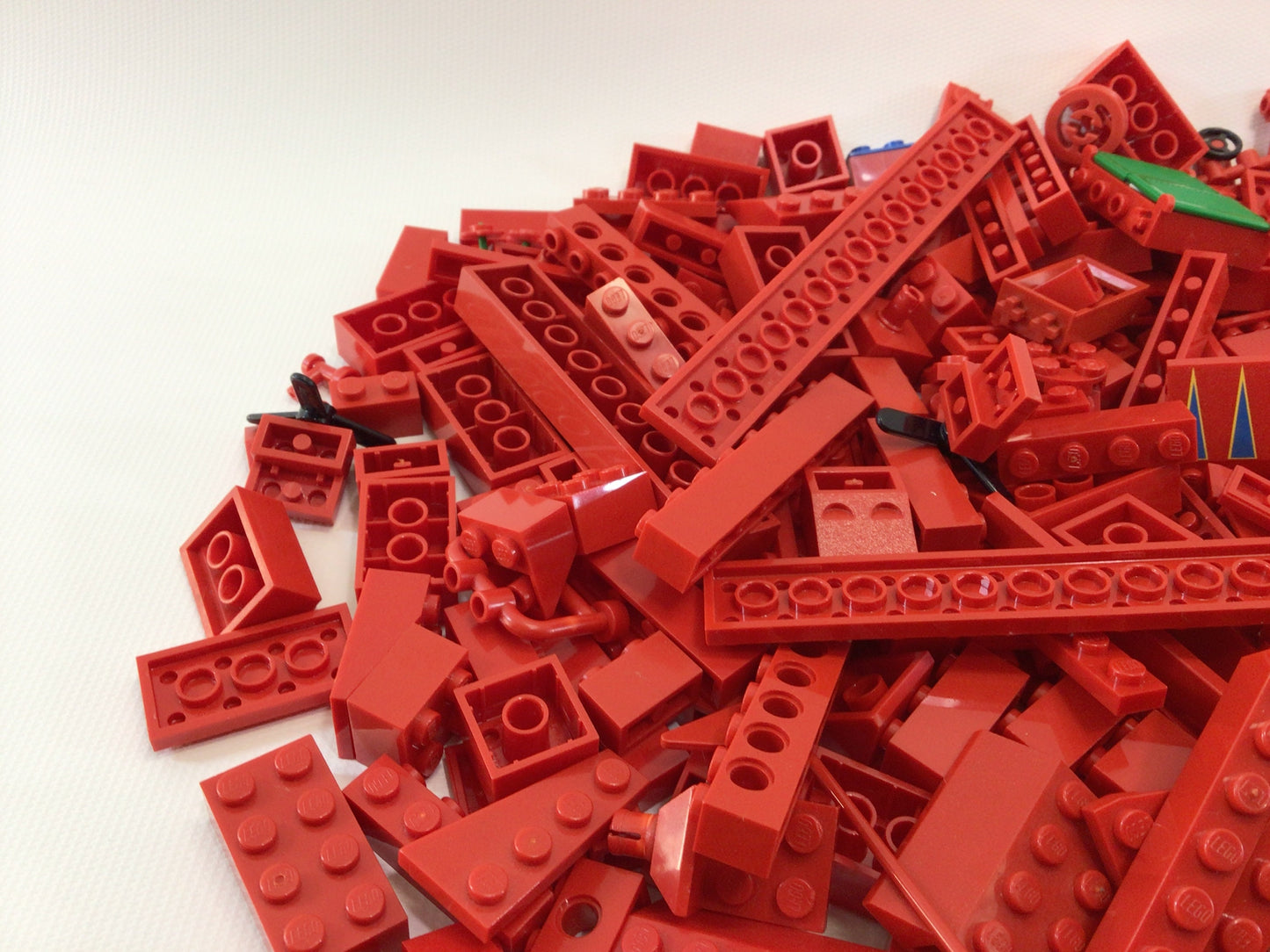 Lego Assorted Red Parts and Pieces Lot