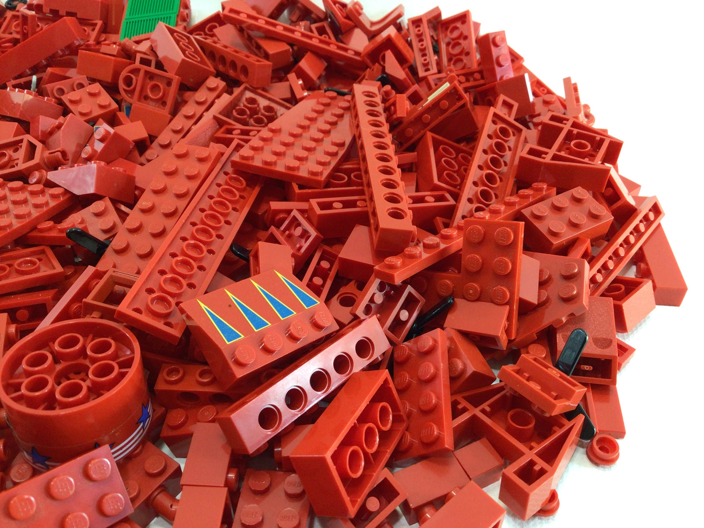 Lego Assorted Red Parts and Pieces Lot