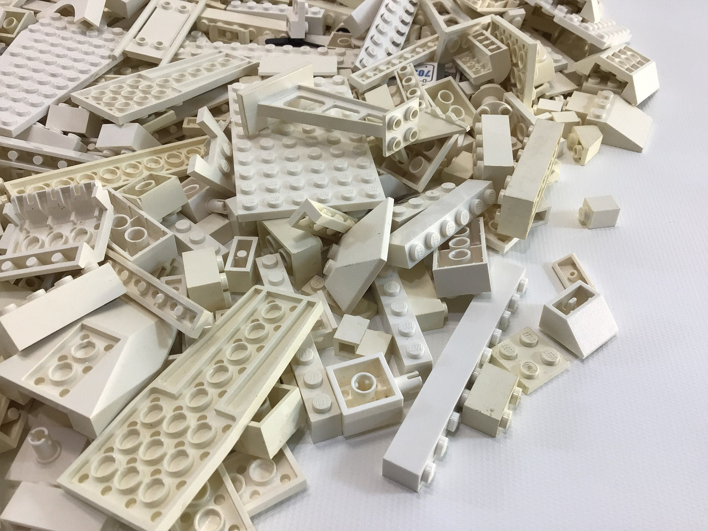 Lego Assorted White Parts and Pieces Lot