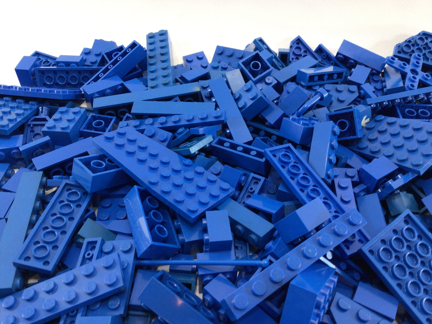 Lego Assorted Blue Parts and Pieces Lot