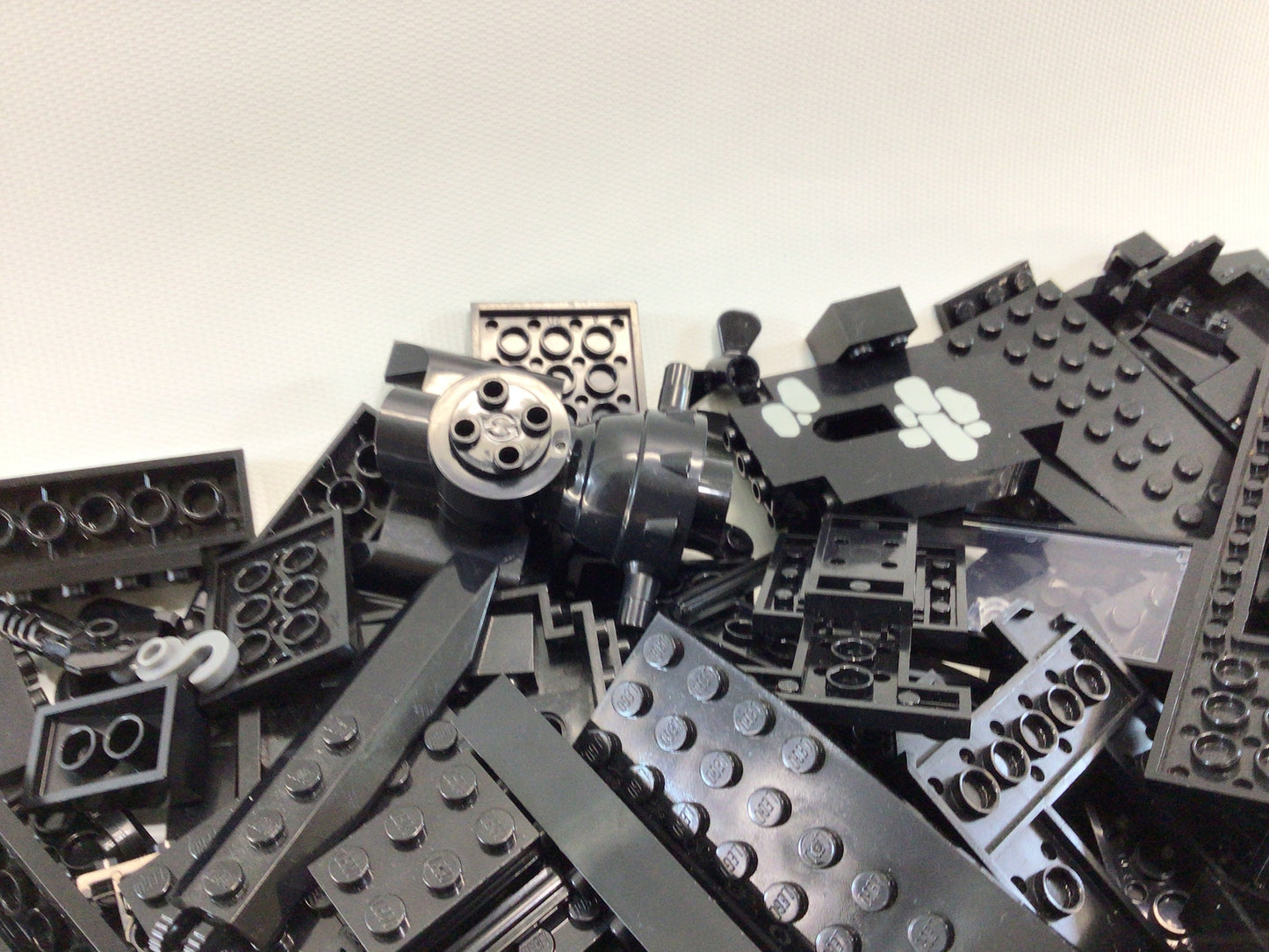 Lego Assorted Black Parts and Pieces Lot