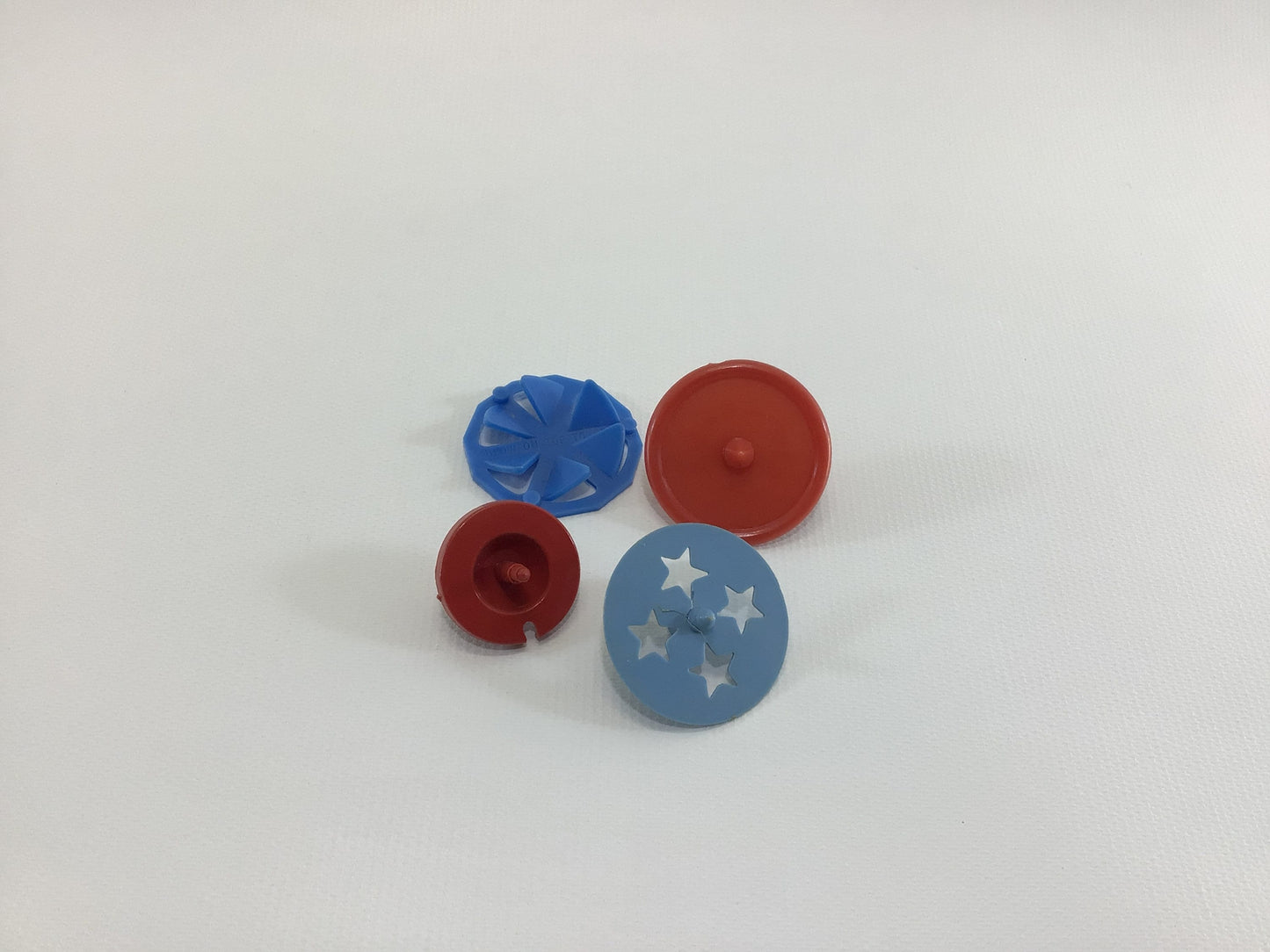 Cracker Jack Prize Spinning Tops 1960s Vintage Miniature Plastic Toys