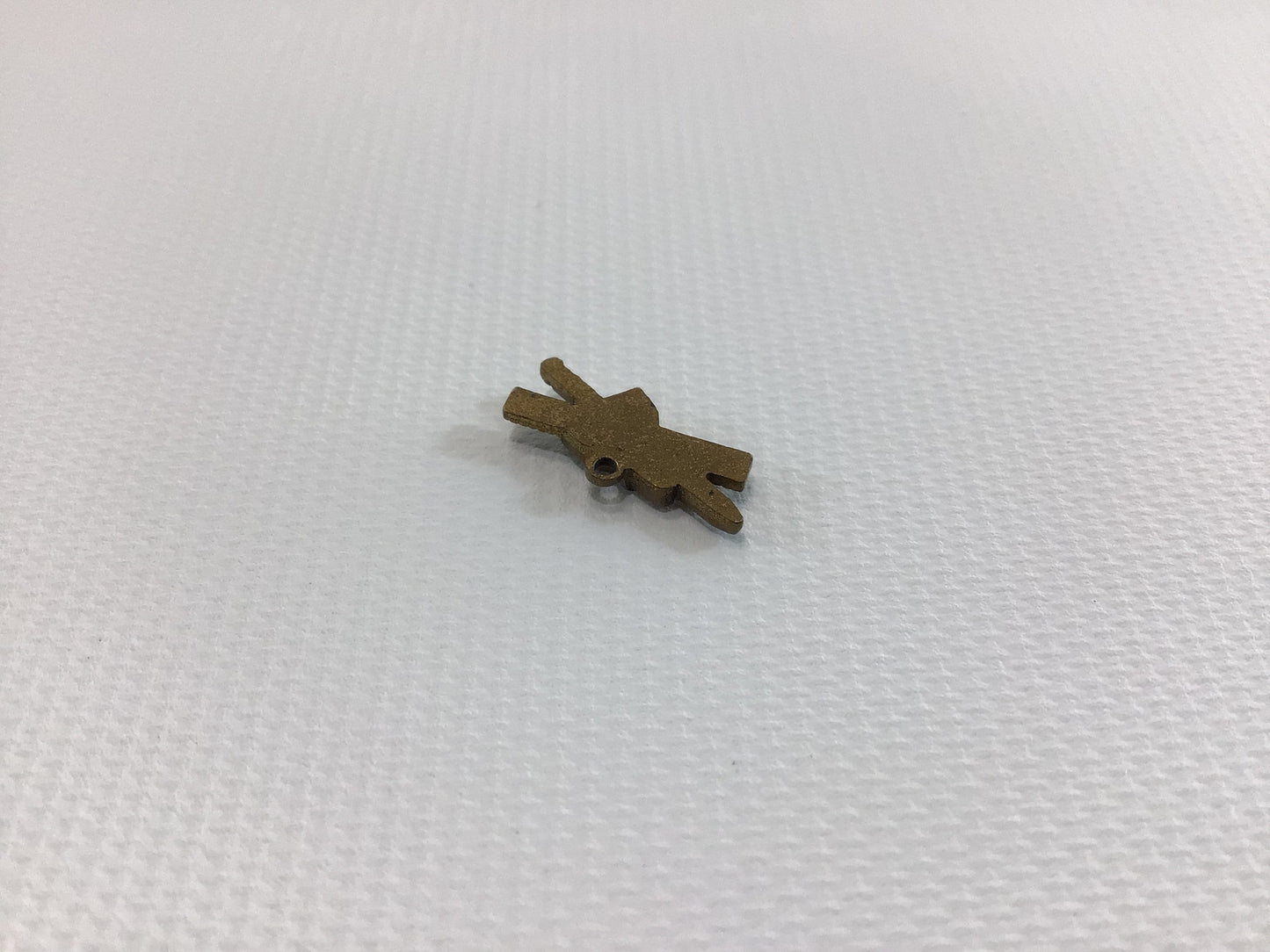 Teachers Miniature Bronze Charm Ruler Glue Bottle Pencil Vintage Jewelry Bit Replacement Piece