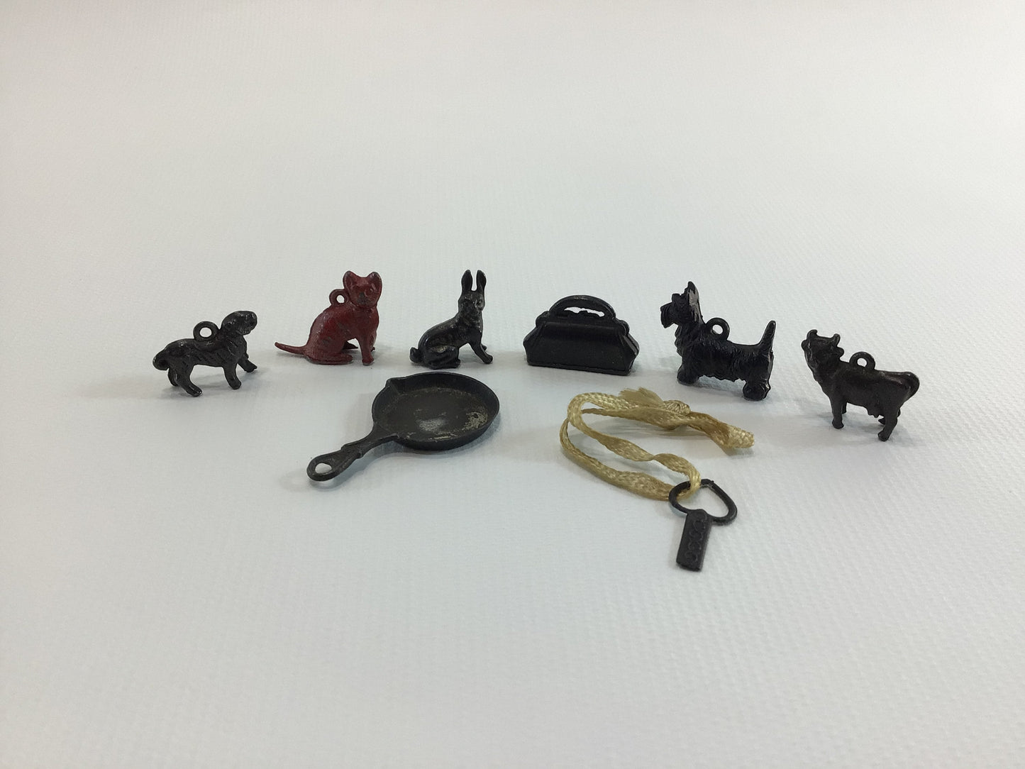 Cracker Jack Prize Pot Metal Charm 1920s Vintage Toy Give Away Premium - CHOOSE ONE