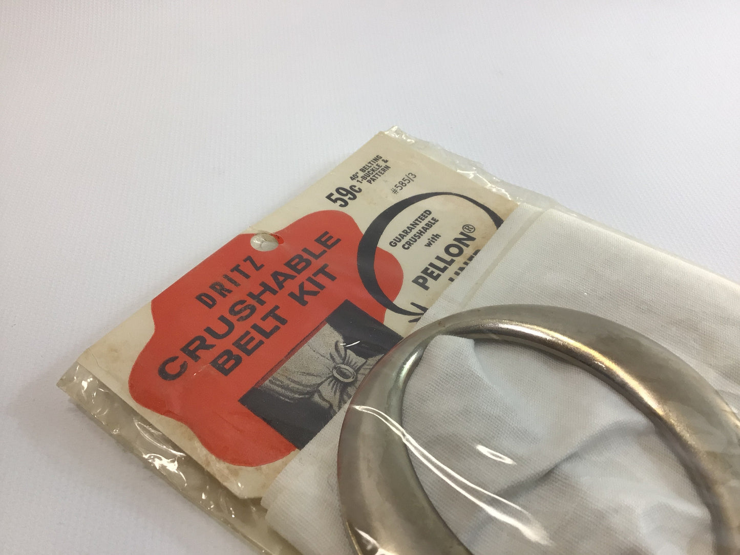 Dritz Crushable Belt Kit 585/3 Mid Century DIY Project Sewing Notions
