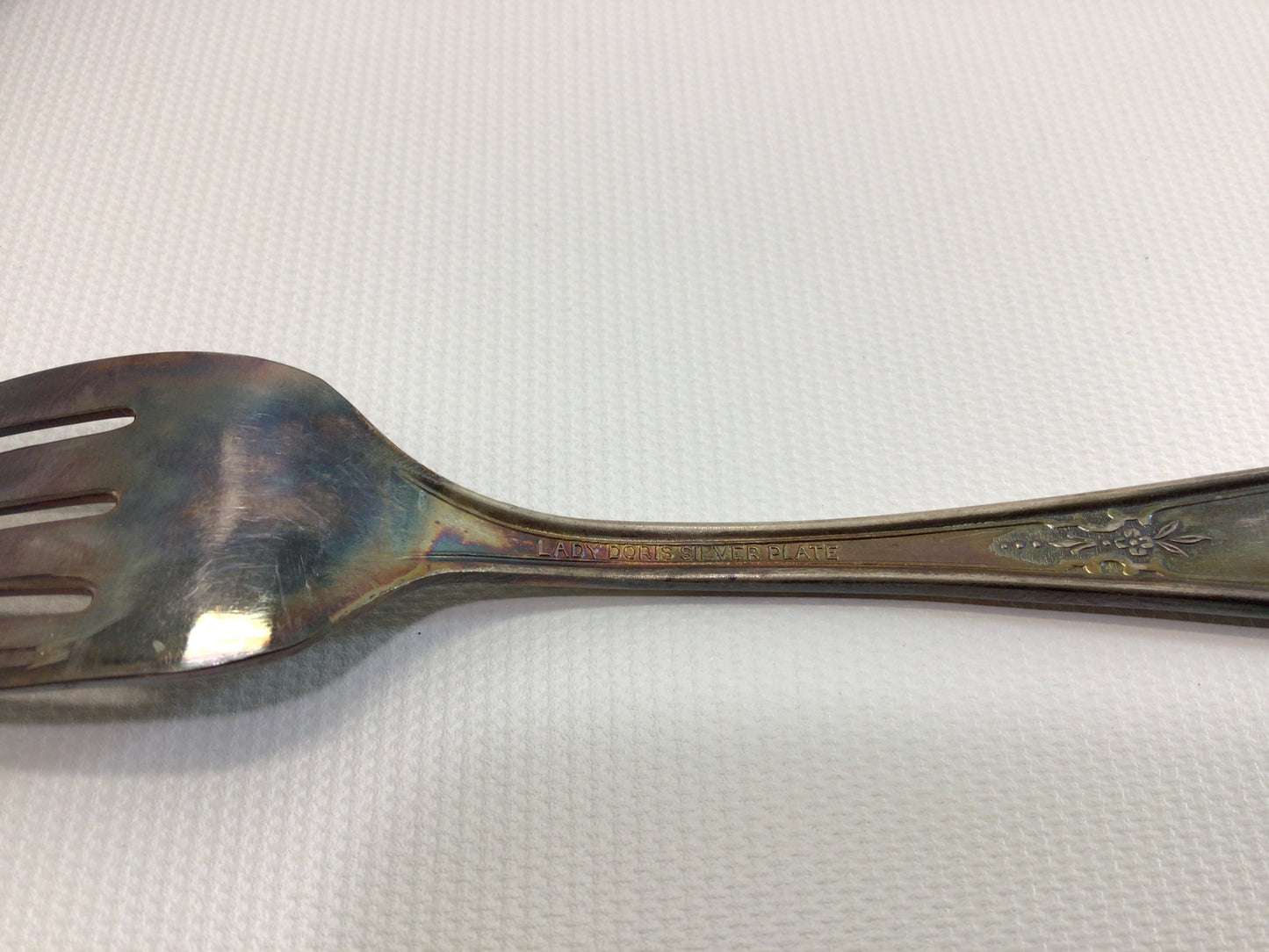 Lady Doris Pattern Silverware Service for One Vintage Quality Made Flatware Set
