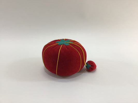 Red Tomato 4" Pincushion Vintage Collectible Sewing Notions Home Decor