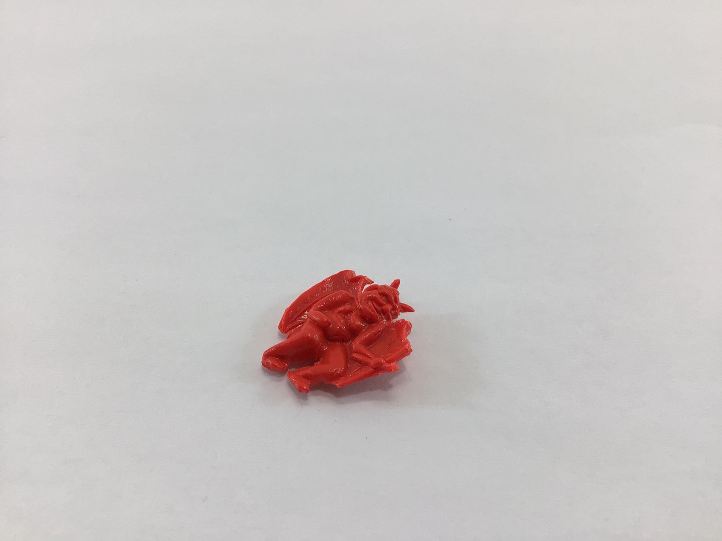 Red Devil Celluloid Plastic Miniature Toy Prize Charm Vintage 1930s Product Advertising Give Away