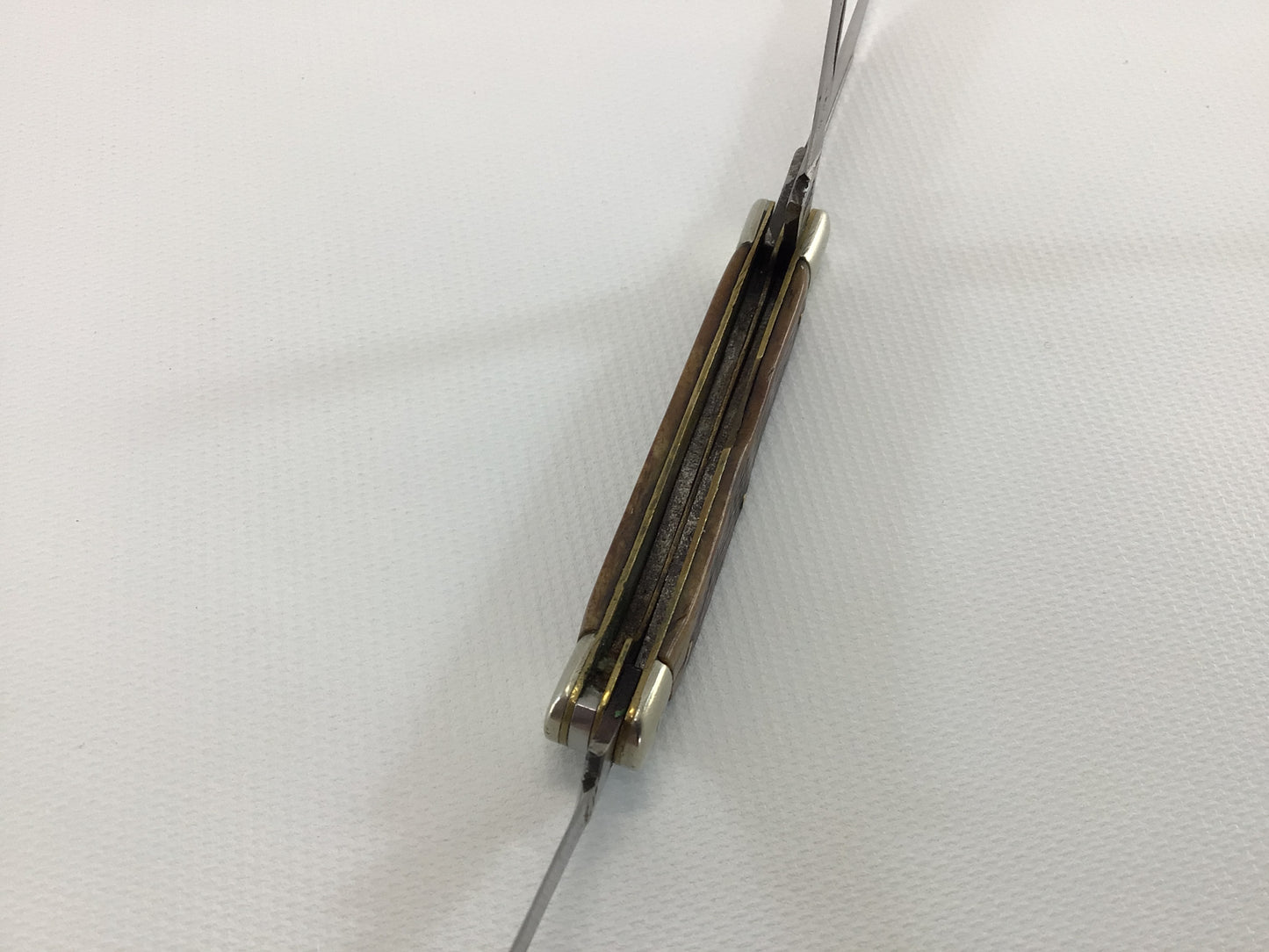 Vintage Pocket Knife Stockman Three Blade Sabre Made In Japan