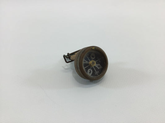 Marble's Backpack Pin Compass Magnetic Base Plate Analog Outdoor Hiking Camping Quality Made in USA Brass Construction Gladstone Michigan