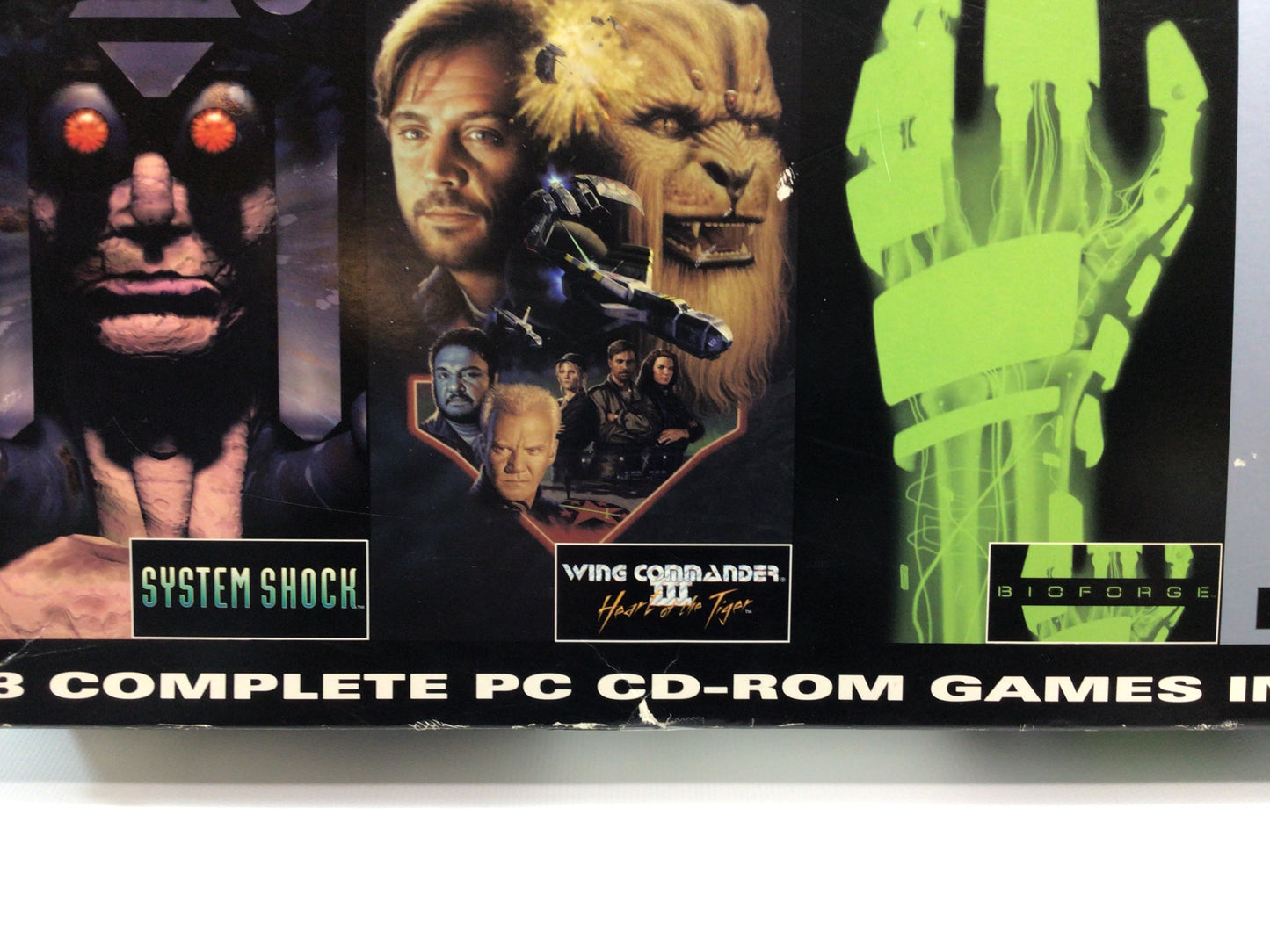 Bioforge System Shock Wing Commander Vintage PC Video Game 1994 Origin Pak CD ROM