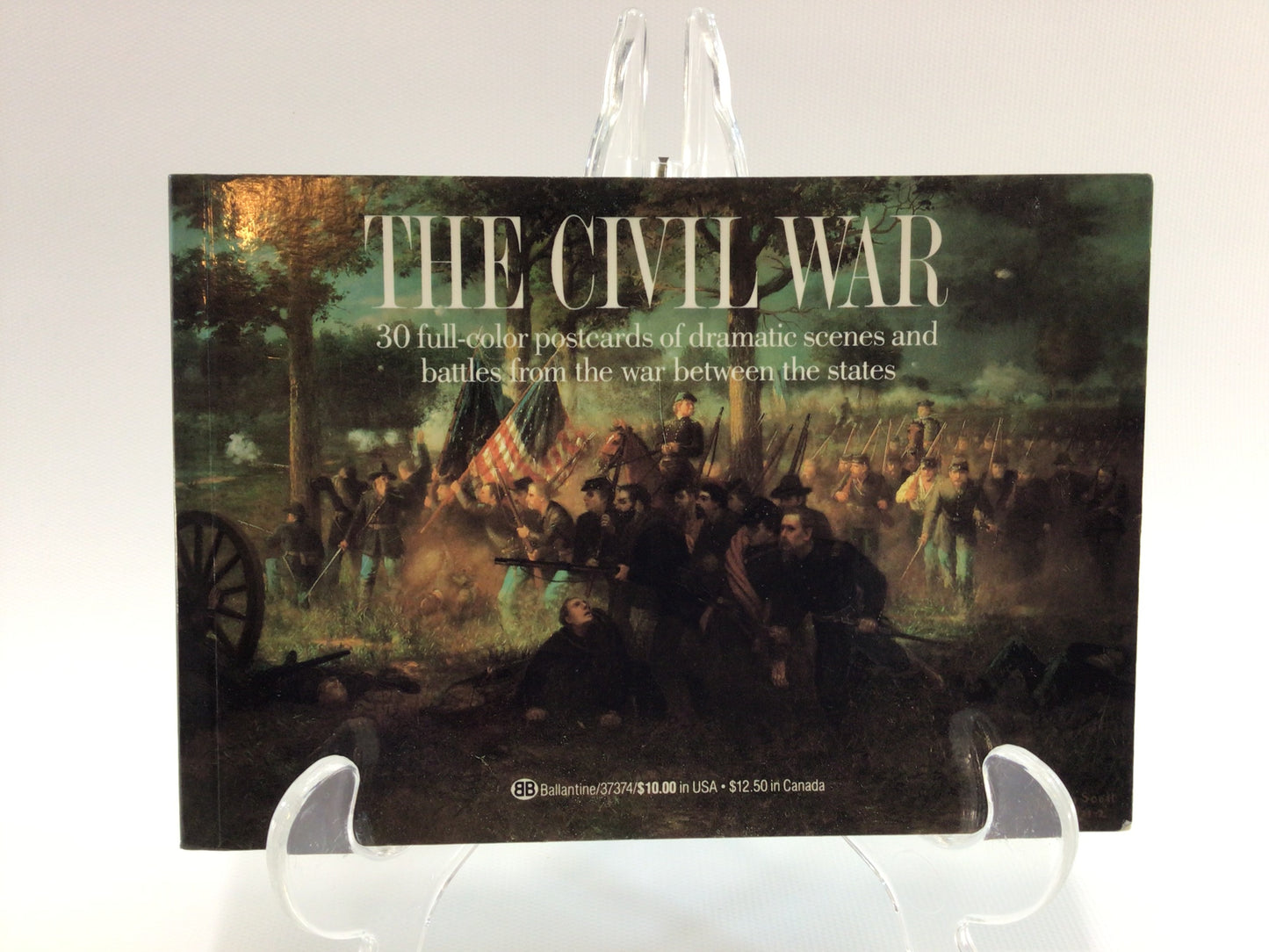 Postcards Book The Civil War 30 Full Color Dramatic Scenes and Battles