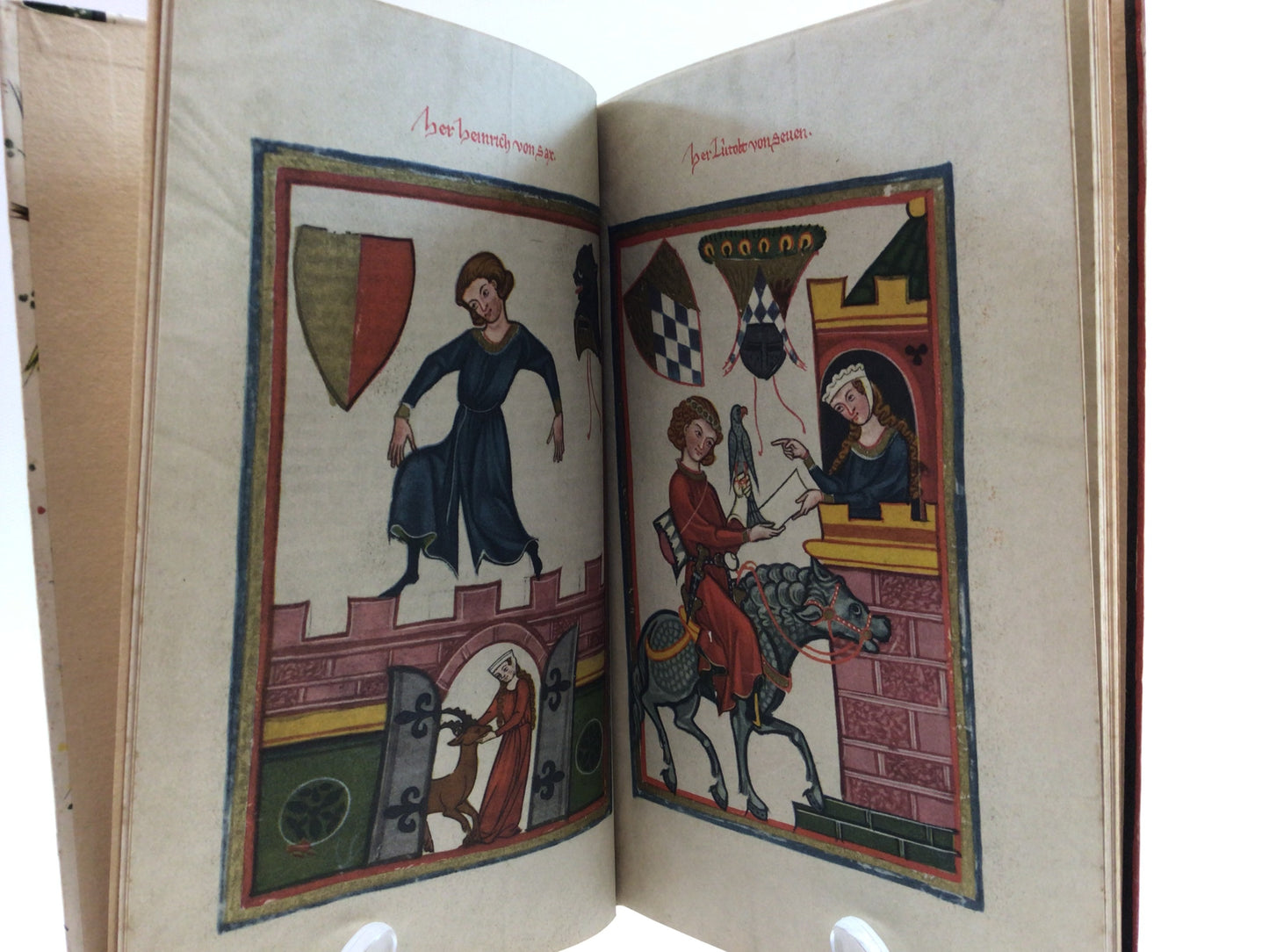 Die Minnefinger Rare Vintage Germanic Heraldry Book