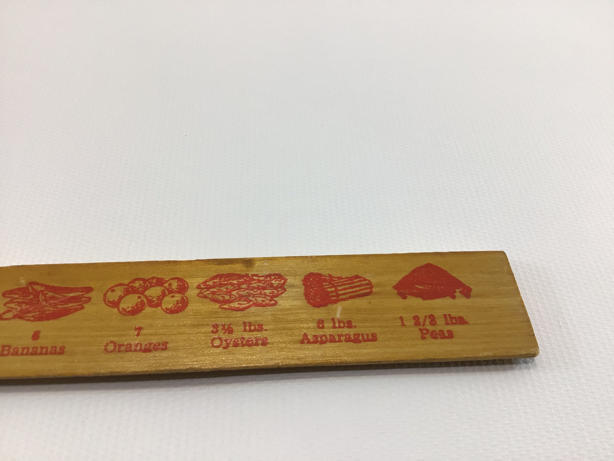 Advertising Ruler Sealtest Dairy Vintage Wooden Collectible Desk Accessory Got the Best Milk Ice Cream