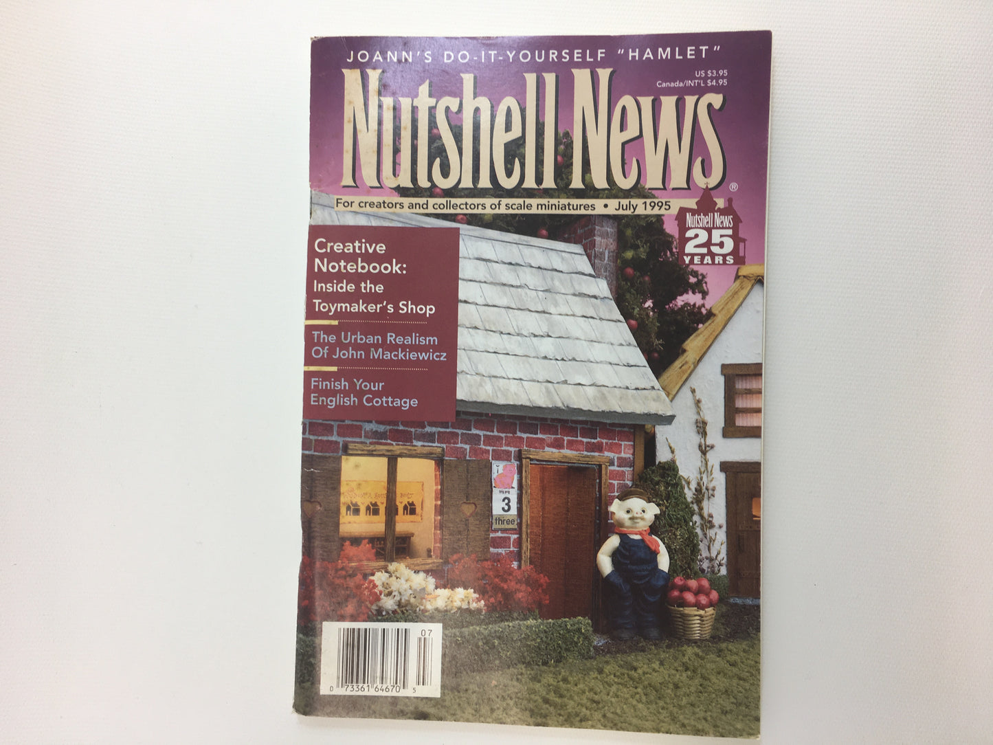 Nutshell News 1995 Dollhouse Miniatures Magazine - Choose Monthly Issue