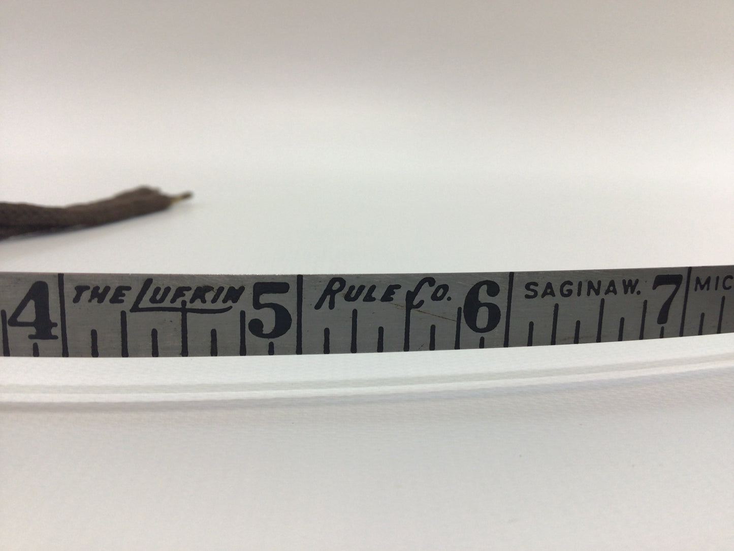 Lufkin 50' Leader Chrome Clad Steel Tape Measure Vintage Quality Hand Tool